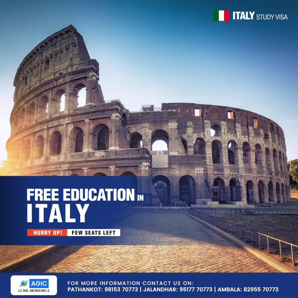 Free education in ITALY